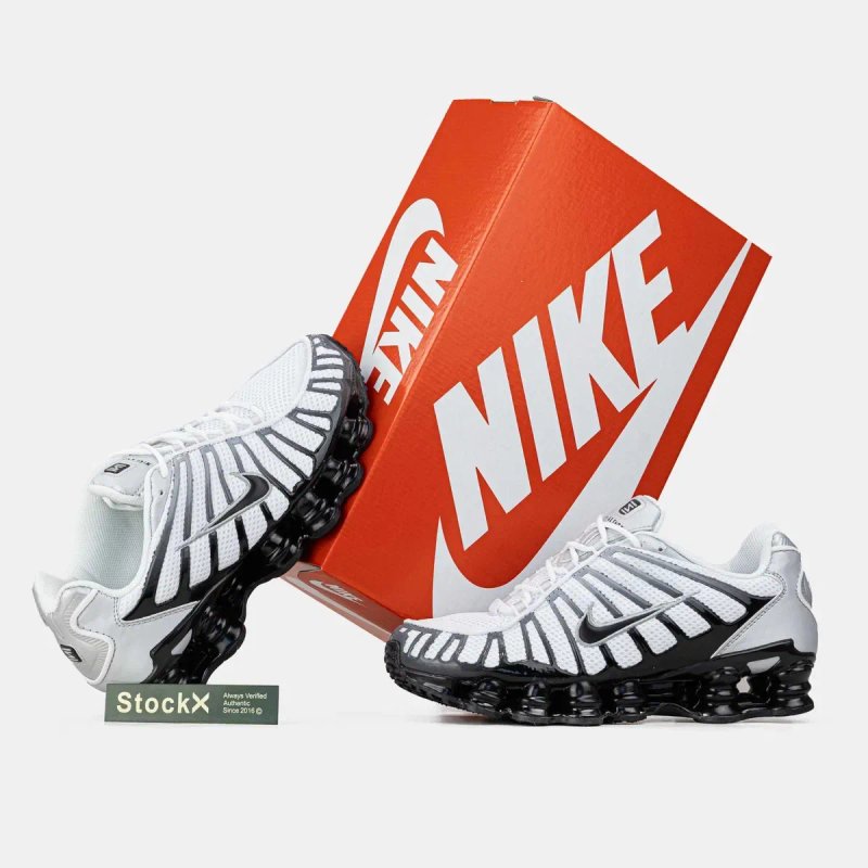 Чоловічі кросівки Nike Shox TL "Black/White" Розміри 40-45 — фото 4