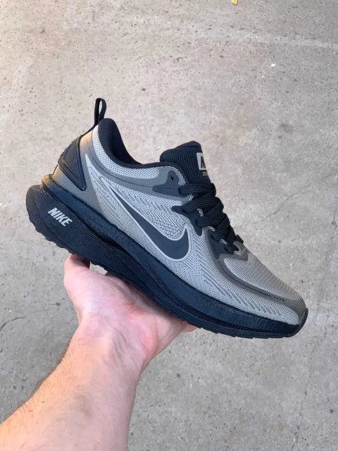 Чоловічі кросівки Nike Zoom Pegasus Khaki Black (41-46) — Найк Пегасус, олива, хакі, чорні, осінь