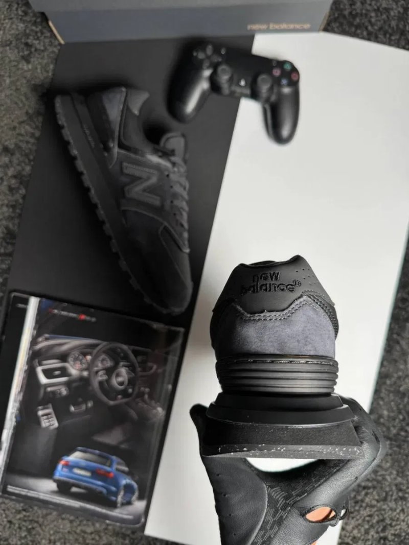 Чоловічі кросівки нью беланс New Balance 574 Classic GTX Dark Grey Black [41-46] — фото 5