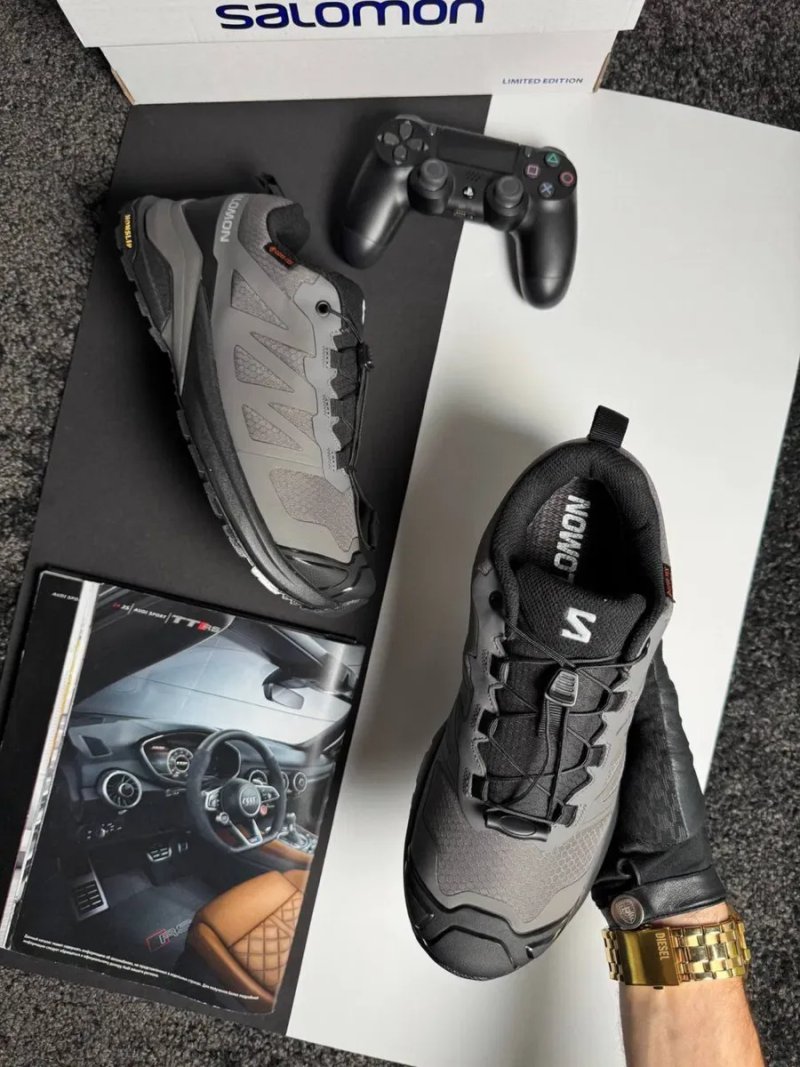 Чоловічі кросівки саломон Salomon X-Adventure GTX Taupe Black [41-46] — фото 2
