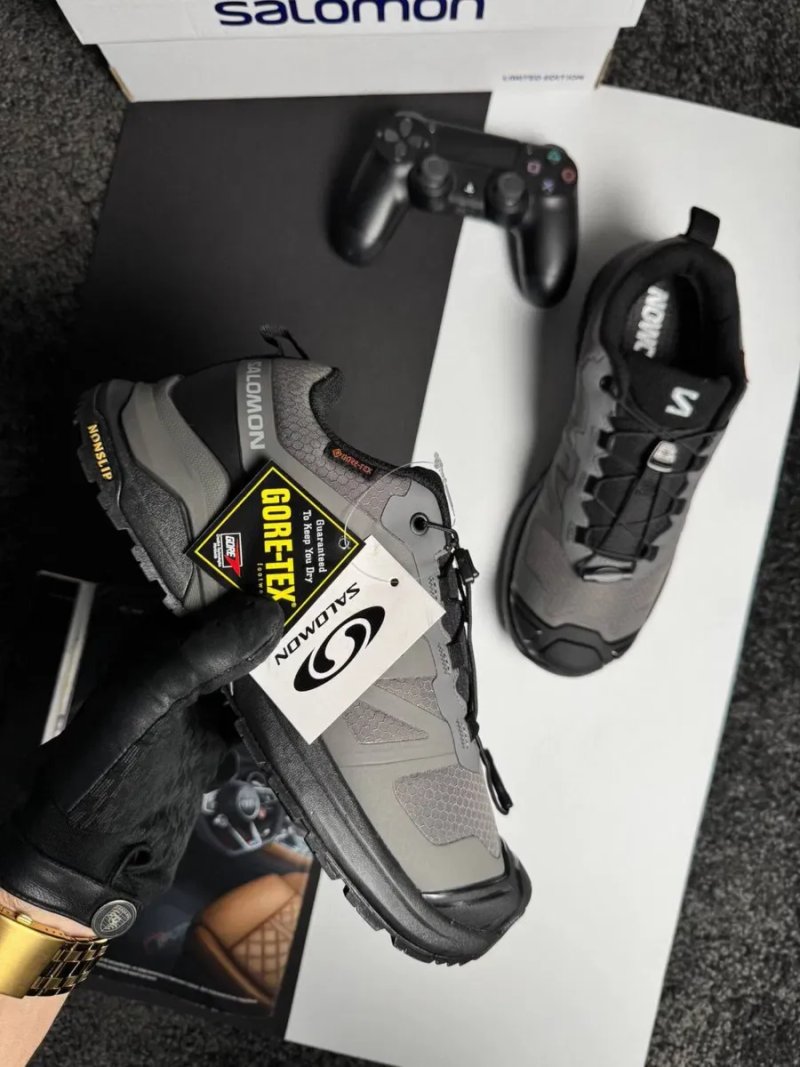 Чоловічі кросівки саломон Salomon X-Adventure GTX Taupe Black [41-46] — фото 3