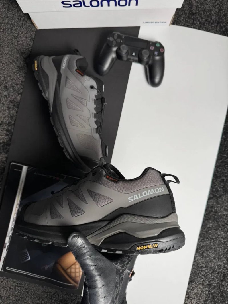 Чоловічі кросівки саломон Salomon X-Adventure GTX Taupe Black [41-46] — фото 4