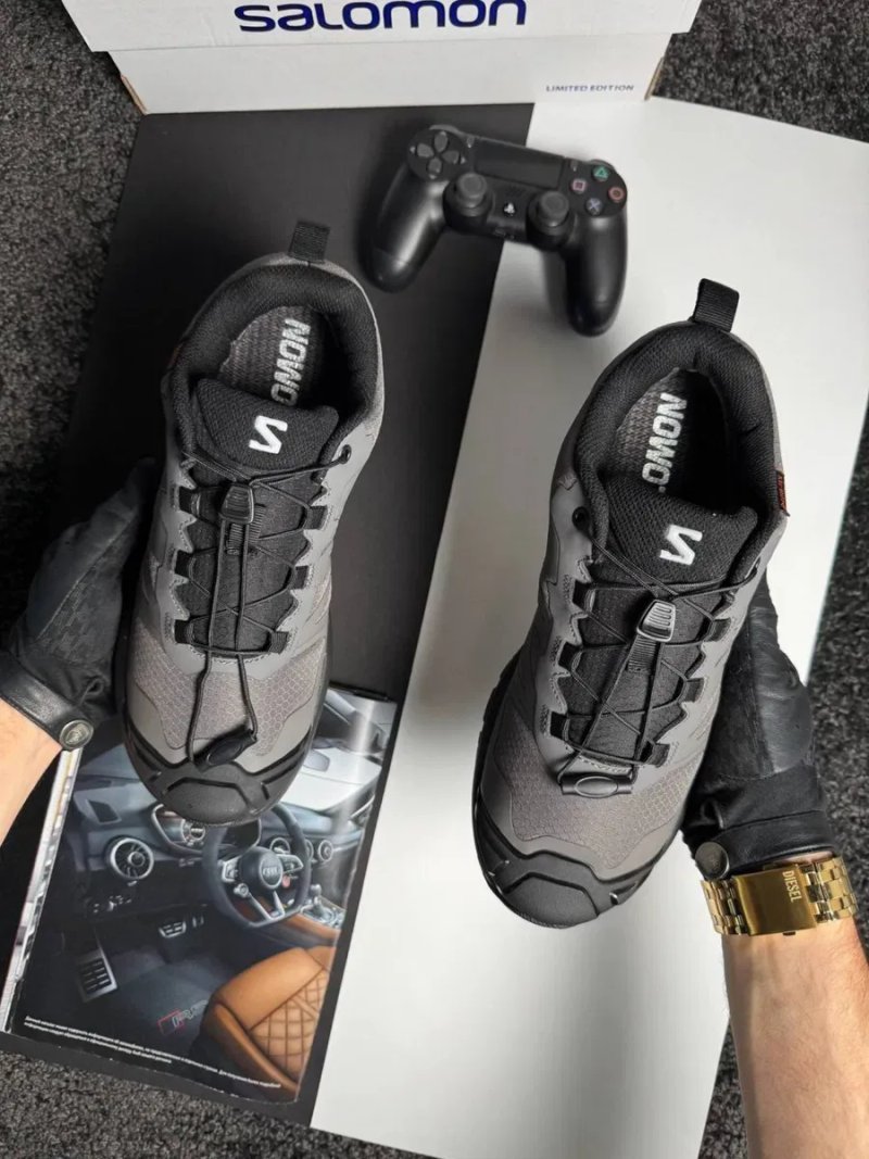 Чоловічі кросівки саломон Salomon X-Adventure GTX Taupe Black [41-46] — фото 7