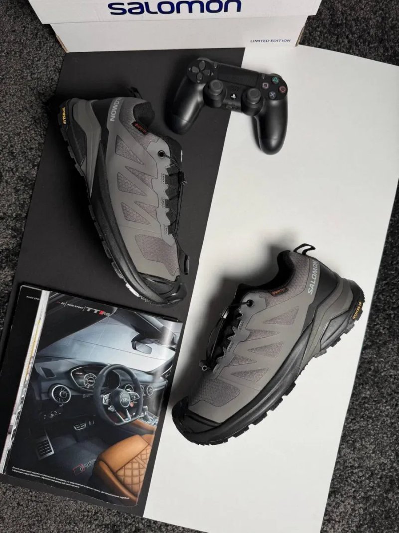 Чоловічі кросівки саломон Salomon X-Adventure GTX Taupe Black [41-46] — фото 8