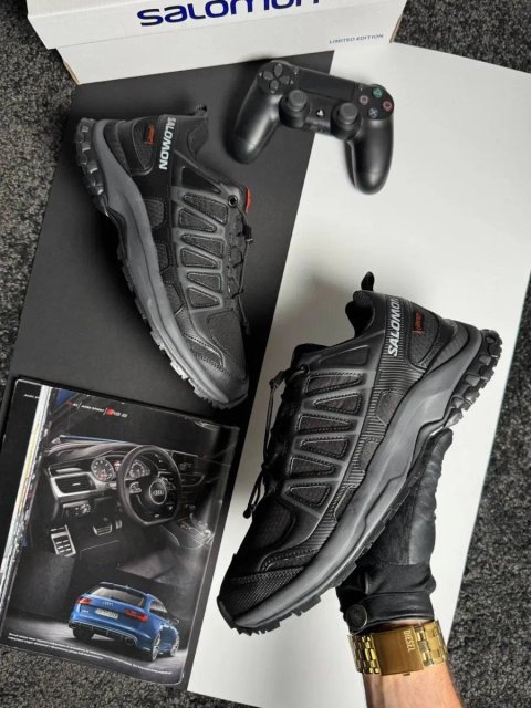 Чоловічі кросівки саломон Salomon XA PRO 3D Amphib GTX Black White Grey [41-45]