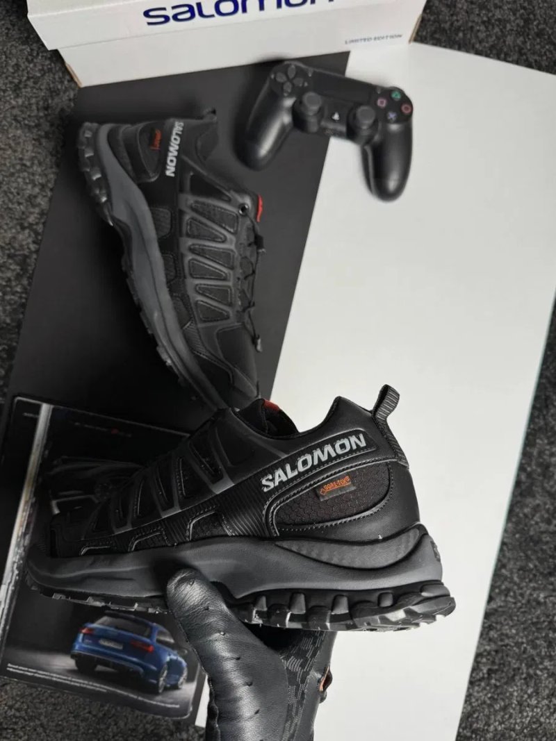 Чоловічі кросівки саломон Salomon XA PRO 3D Amphib GTX Black White Grey [41-45] — фото 4