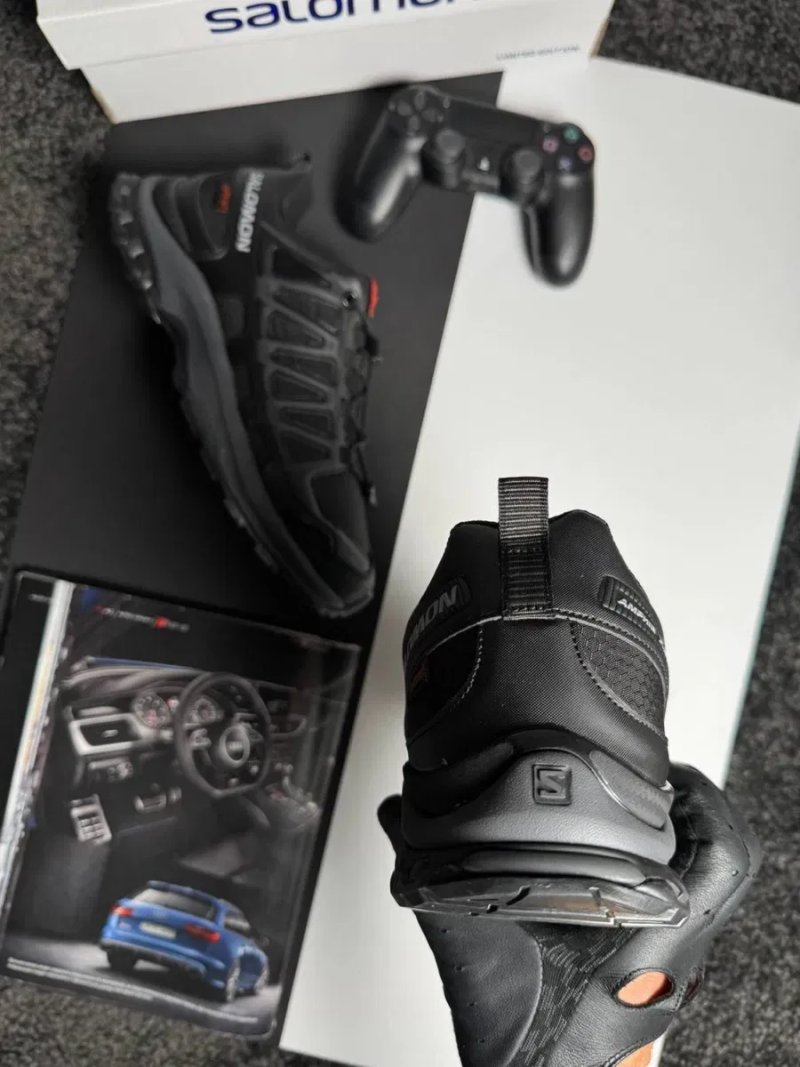 Чоловічі кросівки саломон Salomon XA PRO 3D Amphib GTX Black White Grey [41-45] — фото 5