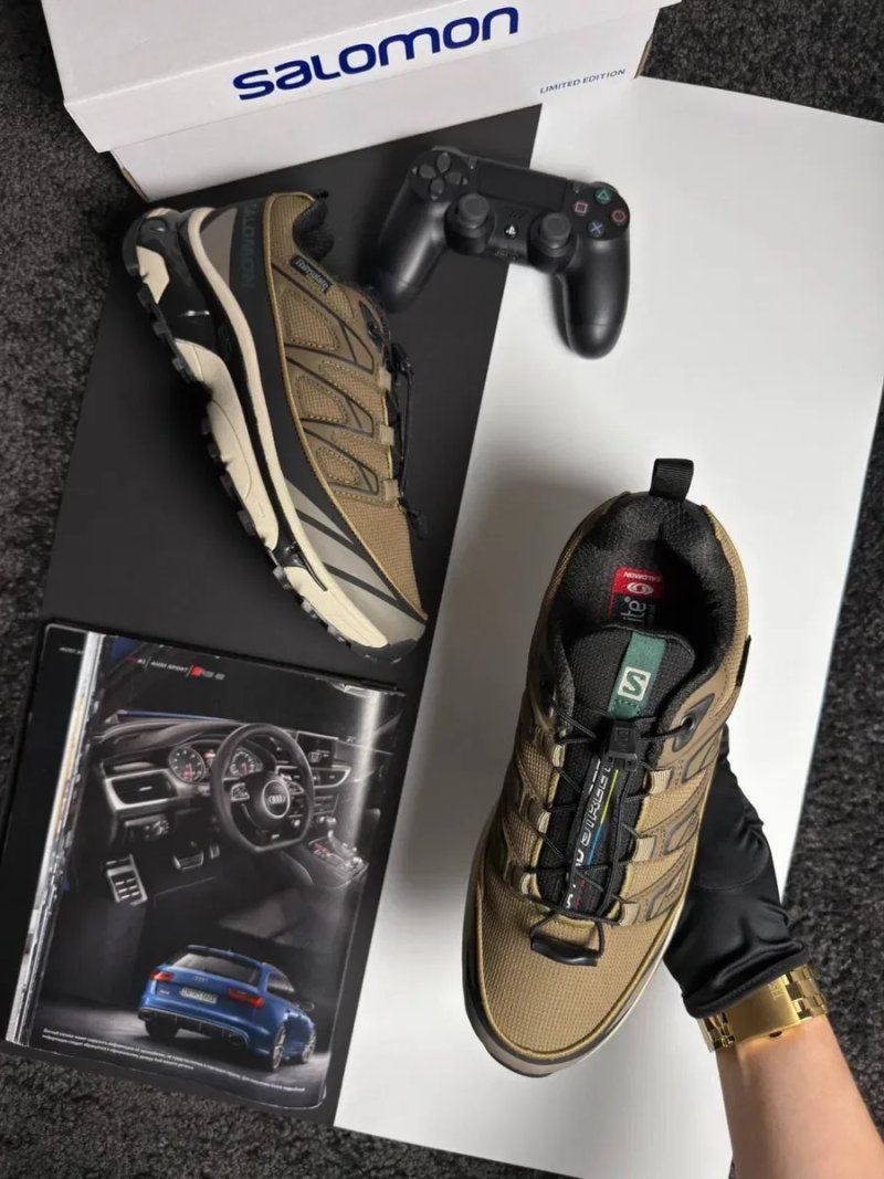 Чоловічі кросівки саломон Salomon XT-6 Expanse Termo ACS Coyote Beige Black [41-46] — фото 2