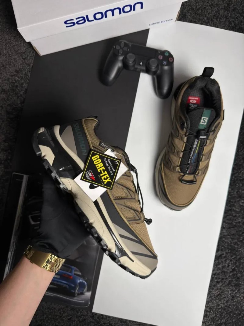 Чоловічі кросівки саломон Salomon XT-6 Expanse Termo ACS Coyote Beige Black [41-46] — фото 3