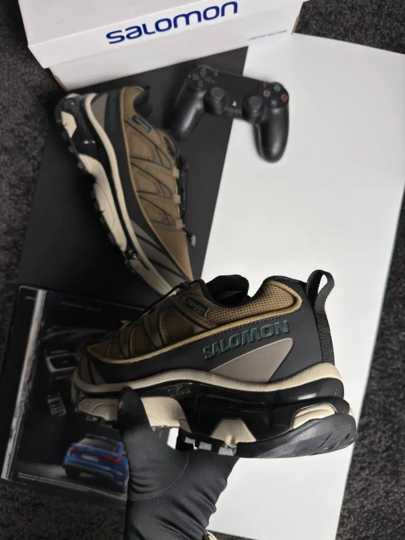 Чоловічі кросівки саломон Salomon XT-6 Expanse Termo ACS Coyote Beige Black [41-46] — фото 4