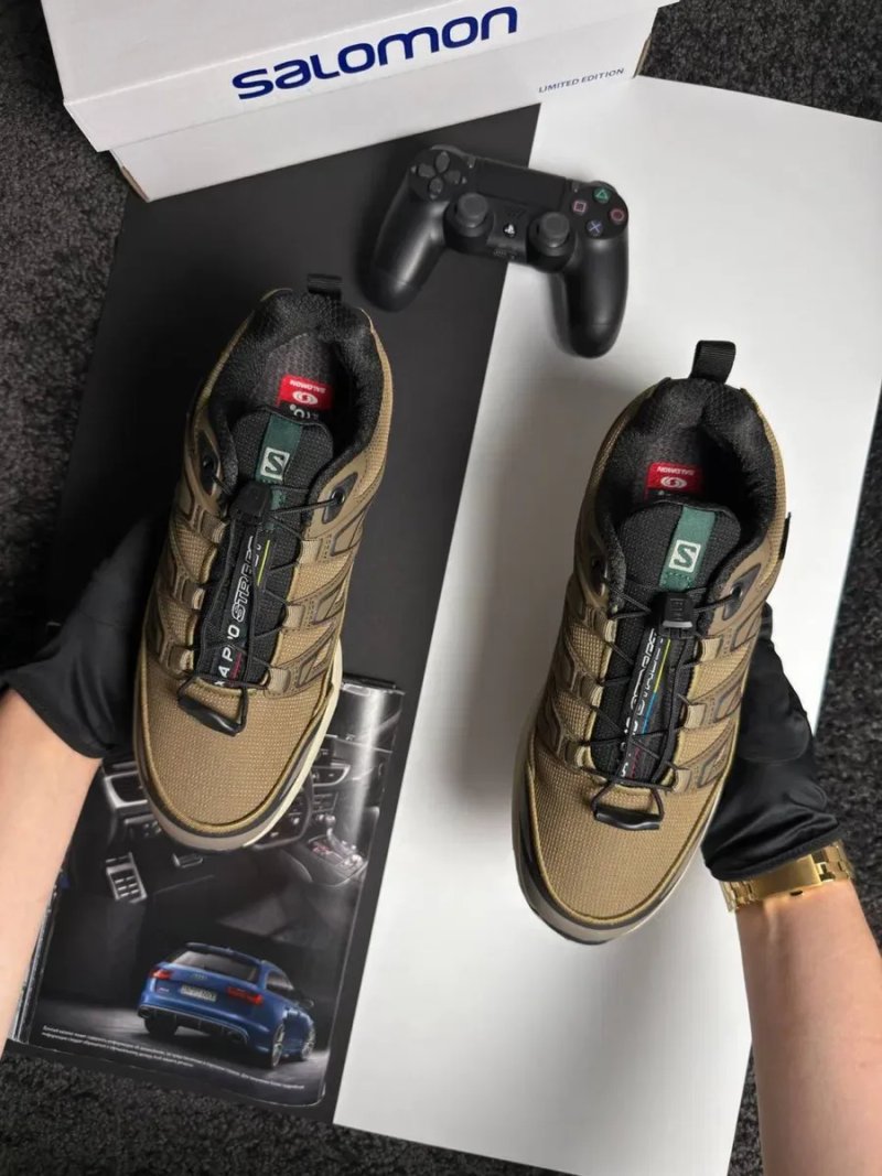Чоловічі кросівки саломон Salomon XT-6 Expanse Termo ACS Coyote Beige Black [41-46] — фото 7