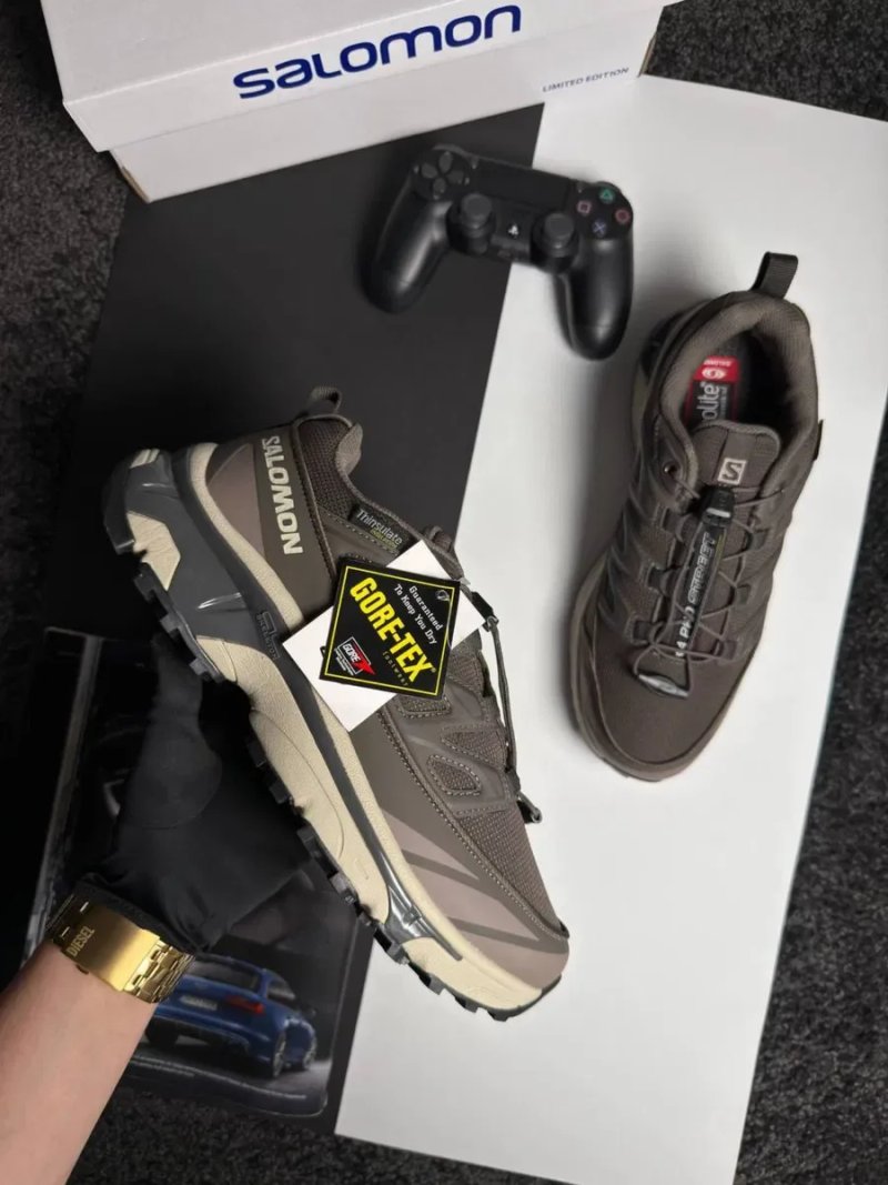 Чоловічі кросівки саломон Salomon XT-6 Expanse Termo ACS Taupe Beige [41-46] — фото 3