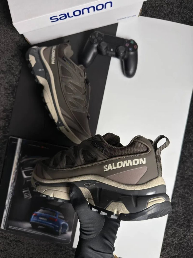 Чоловічі кросівки саломон Salomon XT-6 Expanse Termo ACS Taupe Beige [41-46] — фото 4