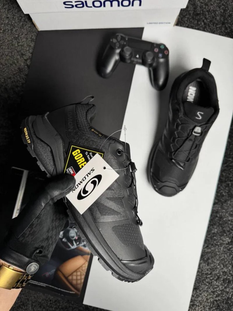 Чоловічі кросівки Salomon X-Adventure GTX All Black [41-46] — фото 3