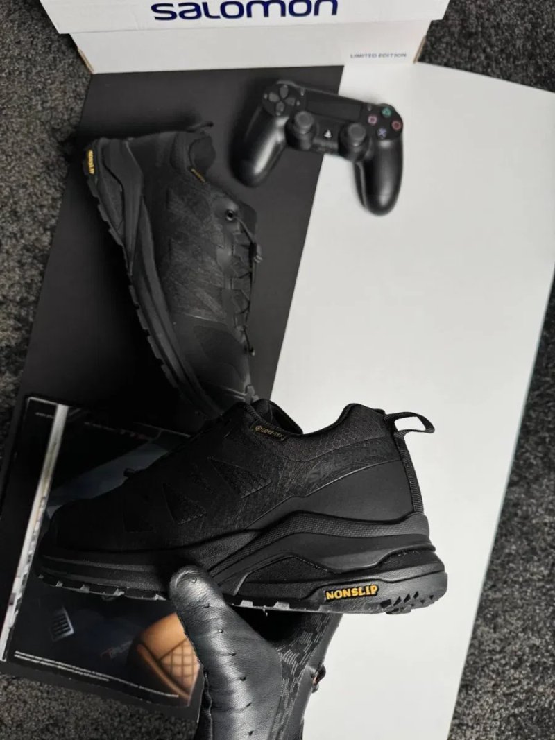 Чоловічі кросівки Salomon X-Adventure GTX All Black [41-46] — фото 4