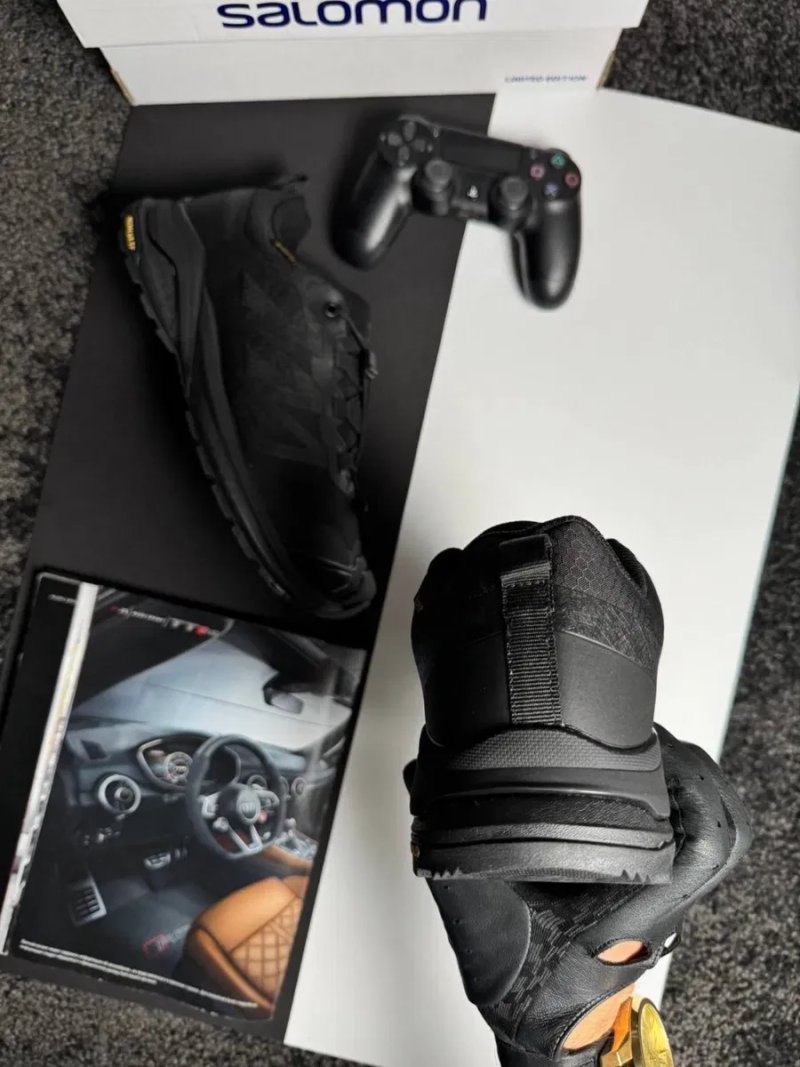 Чоловічі кросівки Salomon X-Adventure GTX All Black [41-46] — фото 5