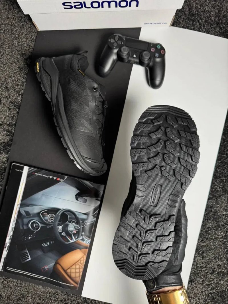 Чоловічі кросівки Salomon X-Adventure GTX All Black [41-46] — фото 6