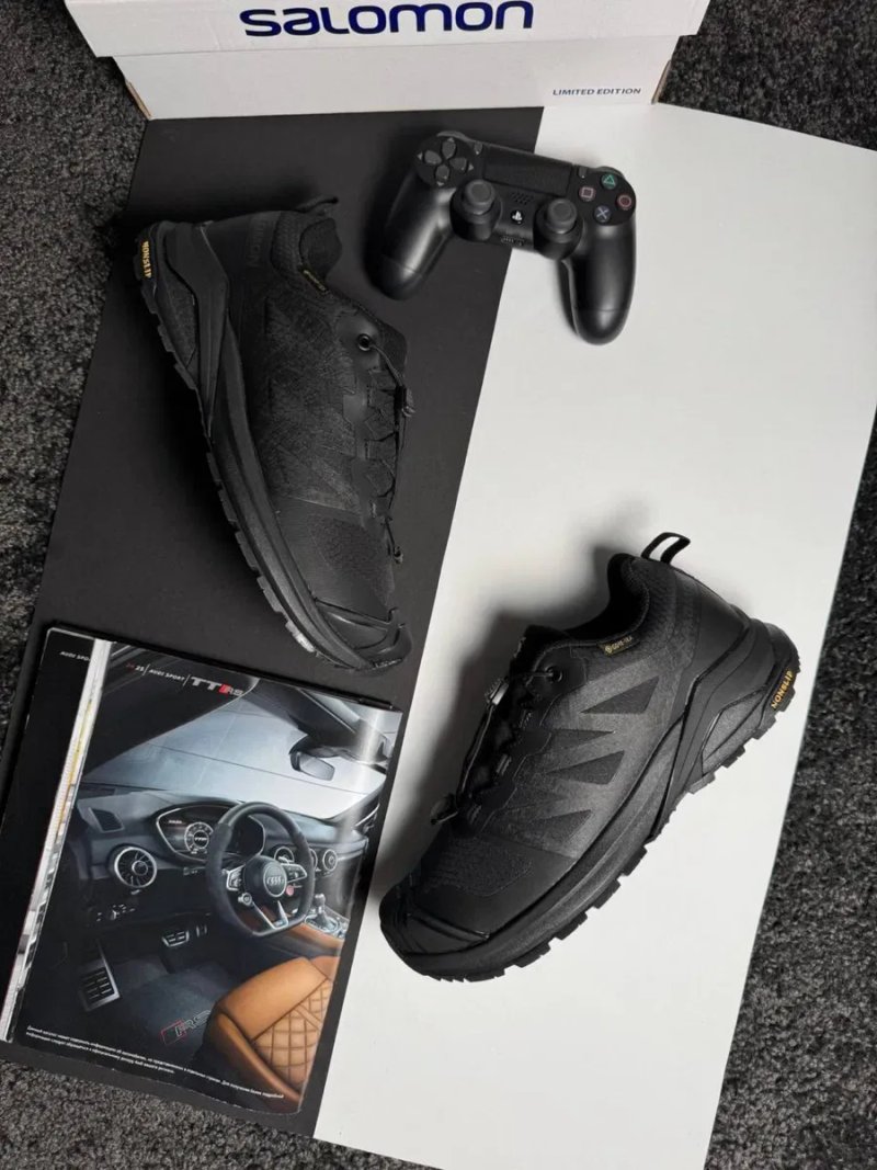Чоловічі кросівки Salomon X-Adventure GTX All Black [41-46] — фото 8