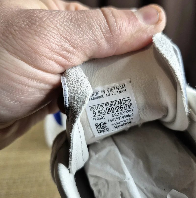 Чоловічі кроссівки Reebok Club C Clean(Оригінал)40-25,5-26см — фото 5