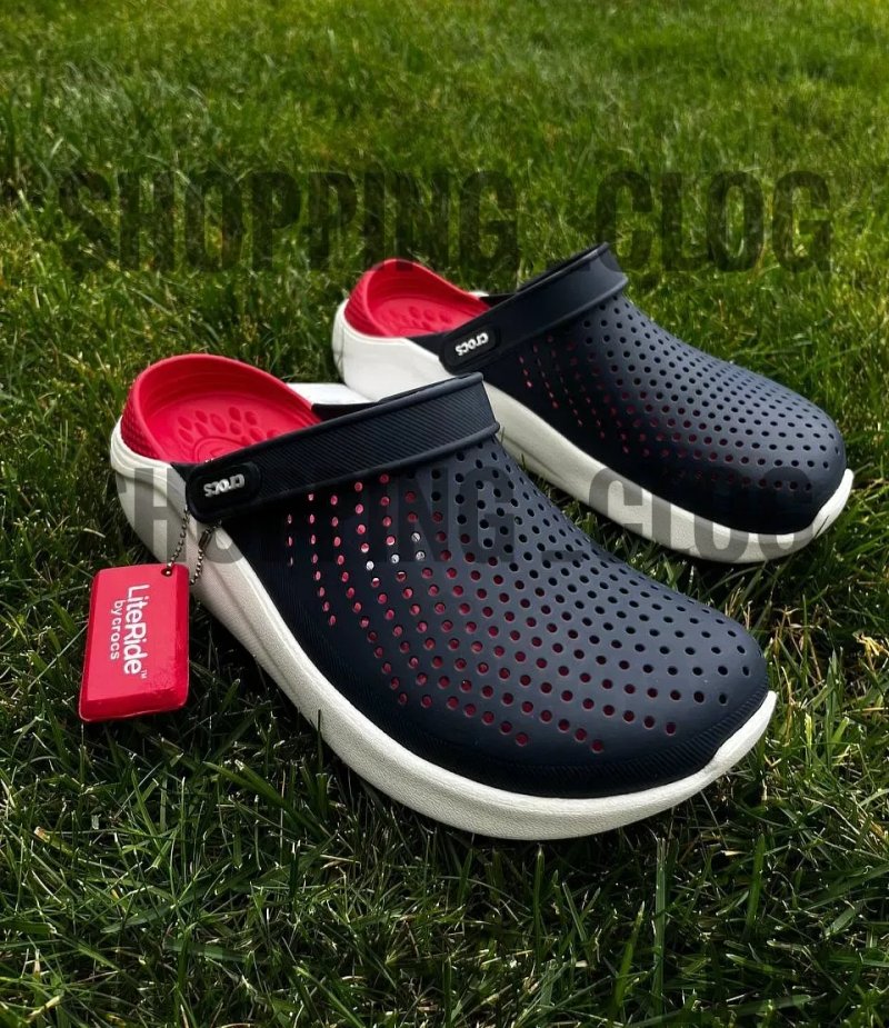 Чоловічі сабо Крокс Crocs LiteRide Clog Navy/Pepper Crocs LiteRide — фото 2