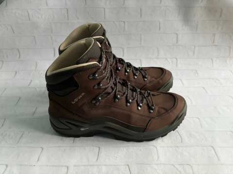 Чоловічі Шкіряні Трекінгові Черевики Чоботи Лова Ренегейд Lowa Renegade Leather Size 49 Розмір Мужские Кожаные Ботинки Сапоги Оригінал