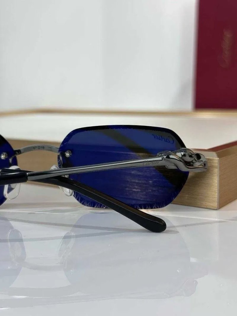 Чоловічі сонцезахисні окуляри Cartier CT0801S Signature C De Cartier — фото 4