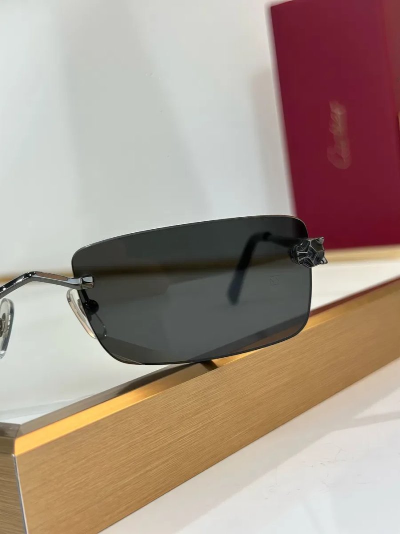 Чоловічі сонцезахисні окуляри Cartier Картье — фото 3