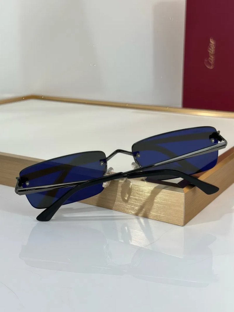 Чоловічі сонцезахисні окуляри Cartier Картье — фото 5