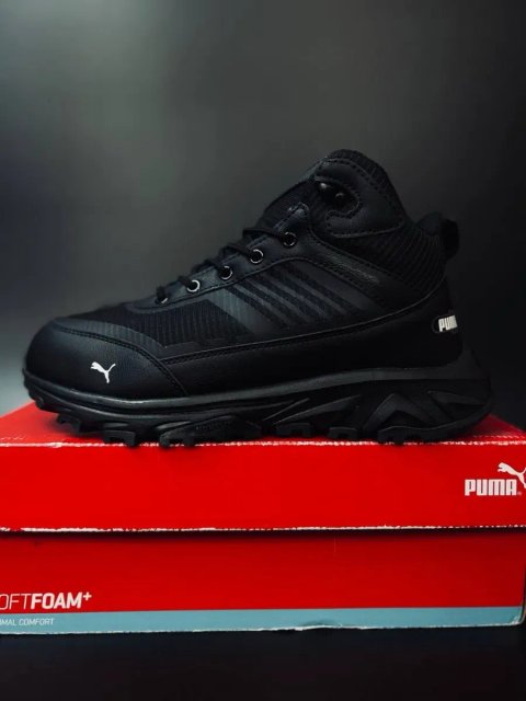 Чоловічі зимові черевики пума Якісні водонепроникні ботінки Боти puma waterproof Gore-tex +3 -31 Найкраще зимове взуття по доступній ціні
