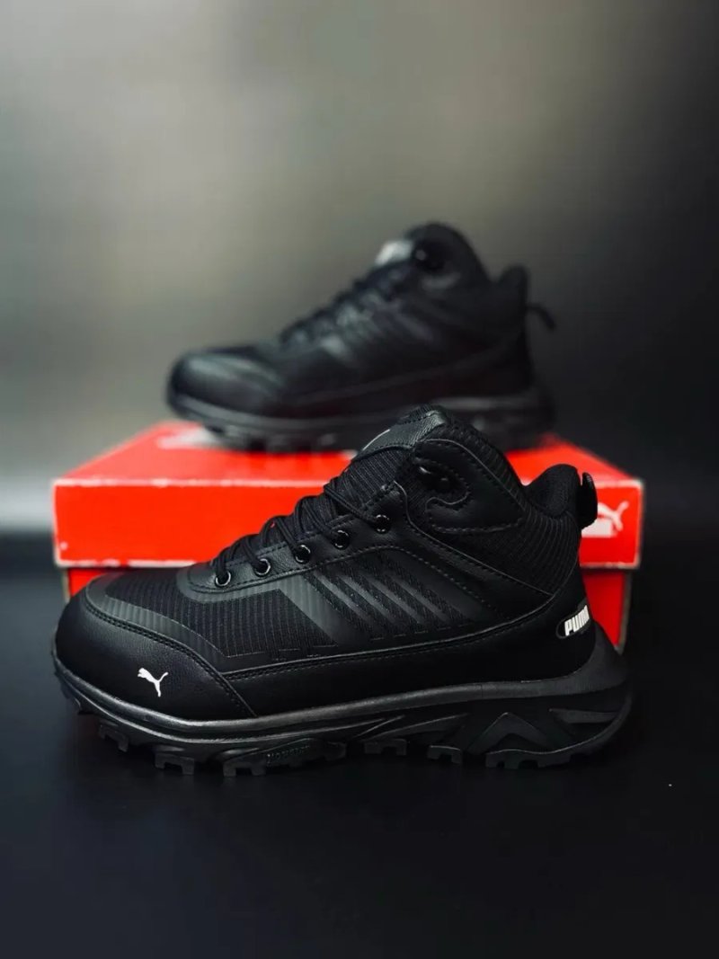 Чоловічі зимові черевики пума Якісні водонепроникні ботінки Боти puma waterproof Gore-tex +3 -31 Найкраще зимове взуття по доступній ціні — фото 4