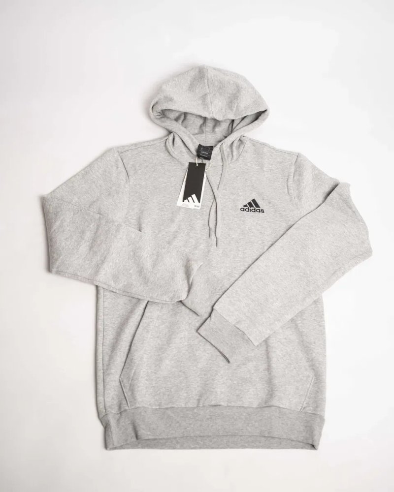 Чоловічий костюм худі+штани Adidas Essentials Feelcozy Hoodie & Pant H12213 HL2230 сірий оригінал СУПЕР-ЦІНА — фото 6