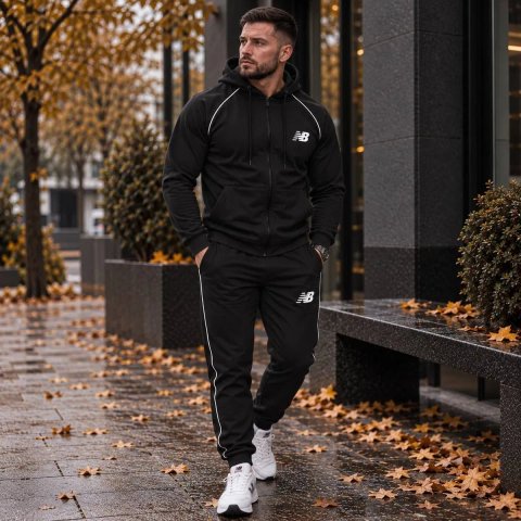 Чоловічий костюм New Balance l ТОП якість l Штани і Зіп-худі Нью Беланс | Спортивний костюм