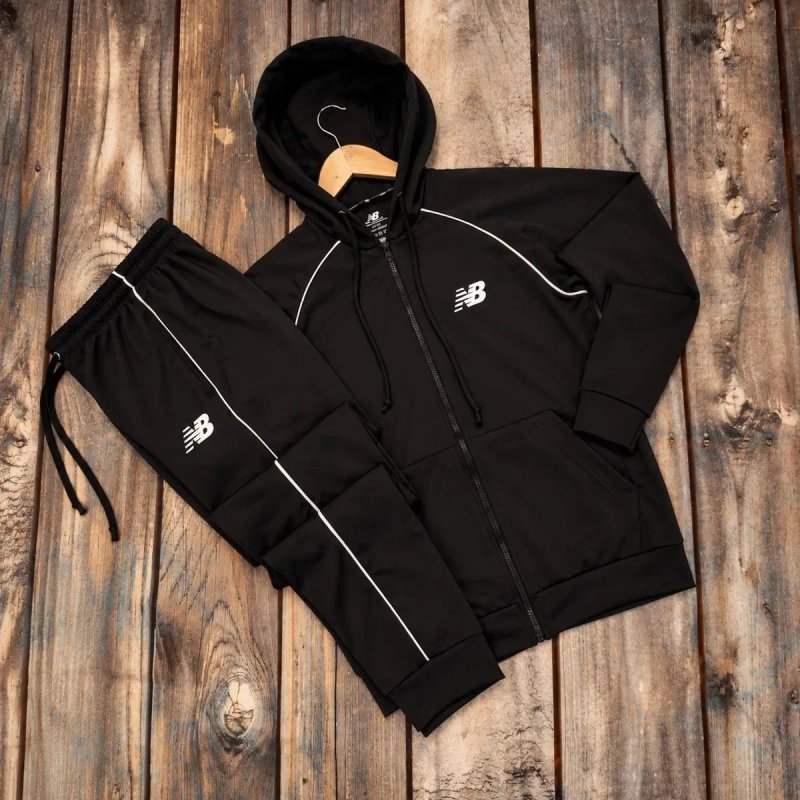 Чоловічий костюм New Balance l ТОП якість l Штани і Зіп-худі Нью Беланс | Спортивний костюм — фото 4