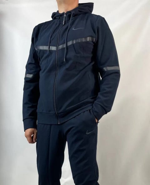 Чоловічий костюм Nike | Діагональ | Темно Синій | L-4XL | Туреччина