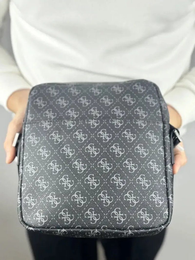 Чоловічий мессенджер через плече Guess Smart Mini:Чорний — фото 2