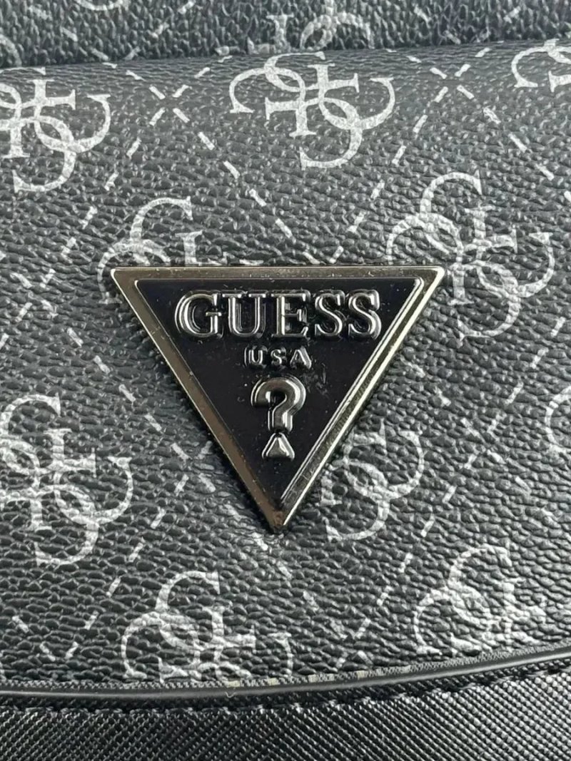 Чоловічий мессенджер через плече Guess Smart Mini:Чорний — фото 3