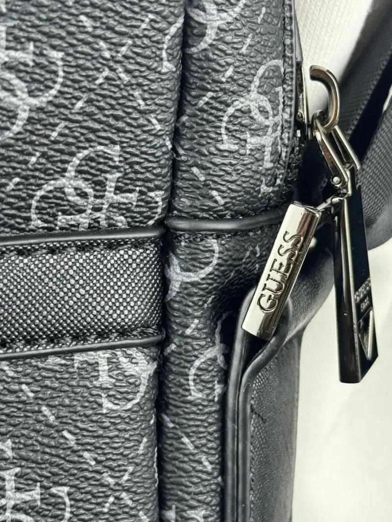 Чоловічий мессенджер через плече Guess Smart Mini:Чорний — фото 4