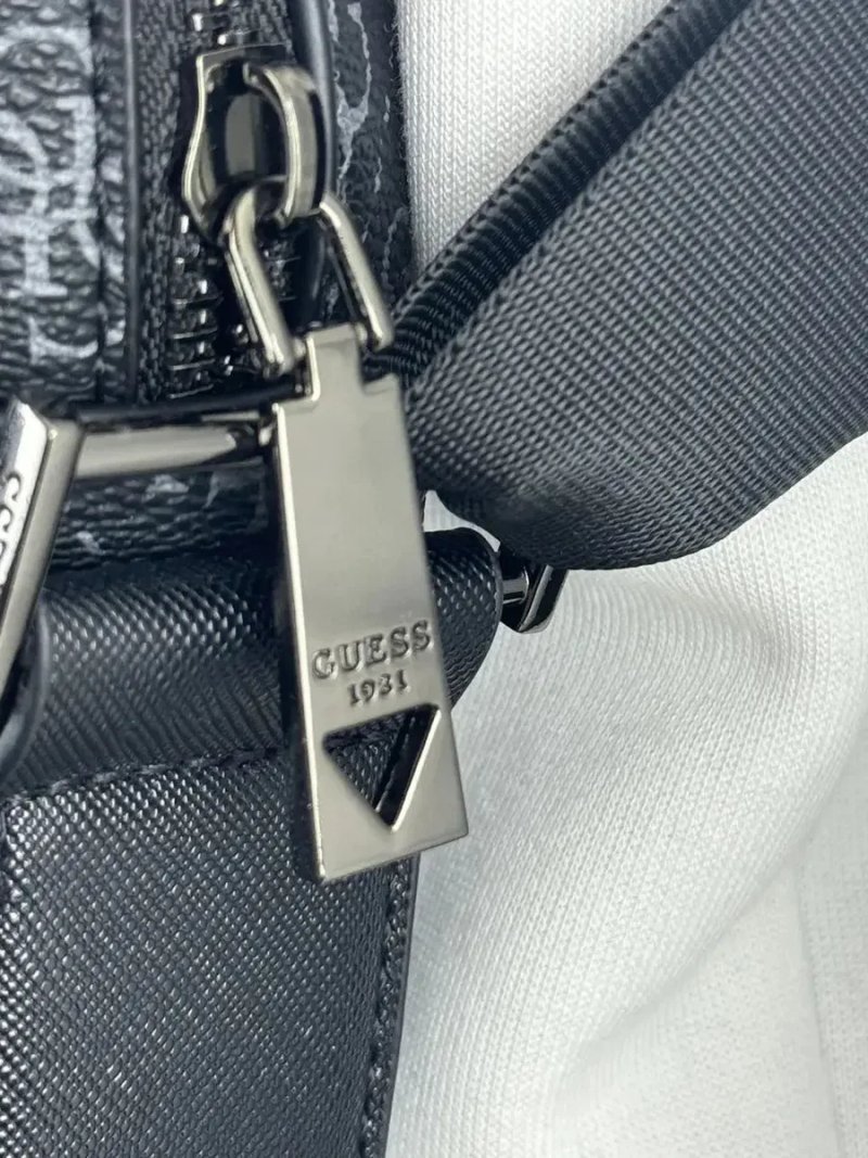 Чоловічий мессенджер через плече Guess Smart Mini:Чорний — фото 5