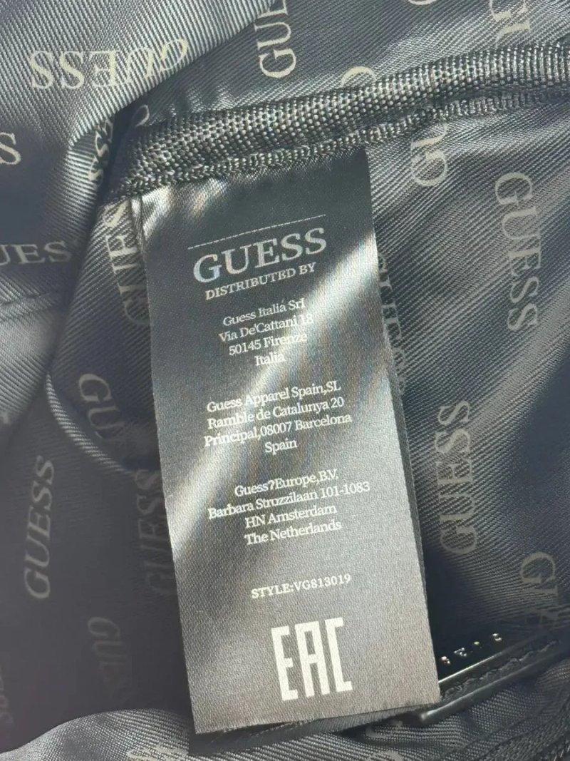 Чоловічий мессенджер через плече Guess Smart Mini:Чорний — фото 6