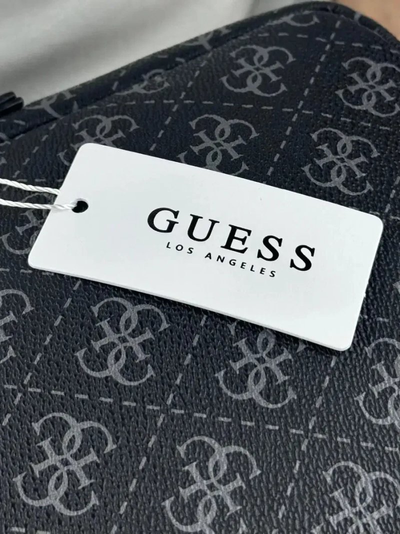 Чоловічий мессенджер через плече Guess Smart Mini:Чорний — фото 7