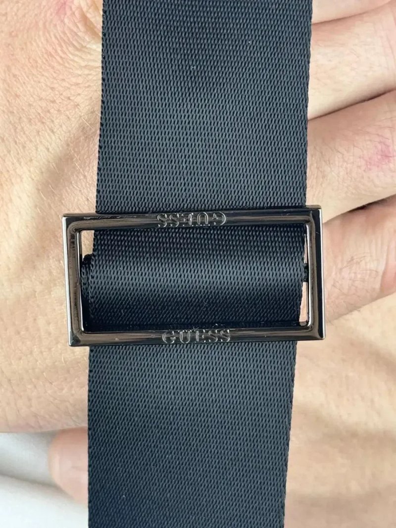Чоловічий мессенджер через плече Guess Smart Mini:Чорний — фото 8