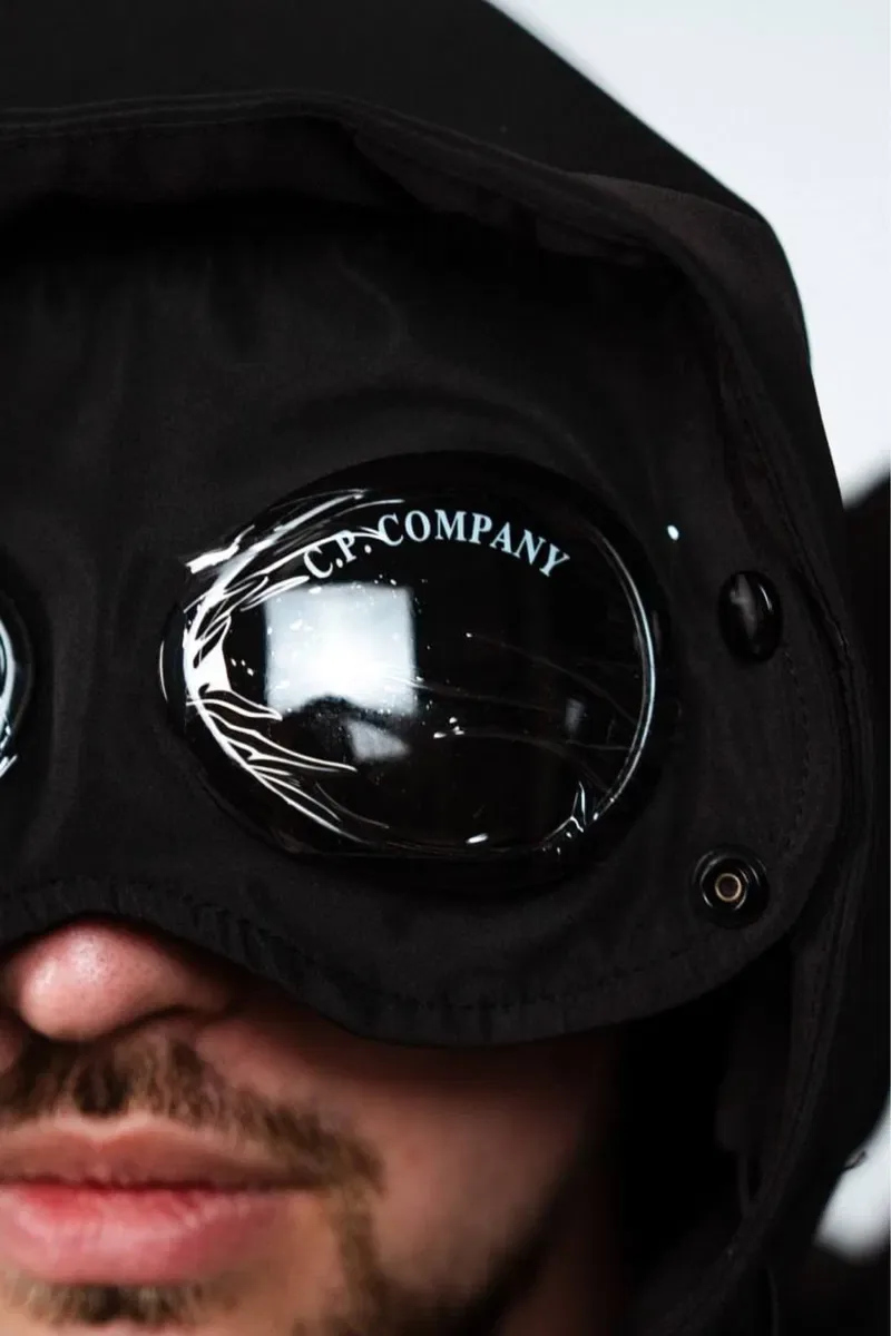 Чоловічий Softshell C.P Company чорний/ вітровка сп компані чорна з лінзами/ софтшелл сіпі компані — фото 6