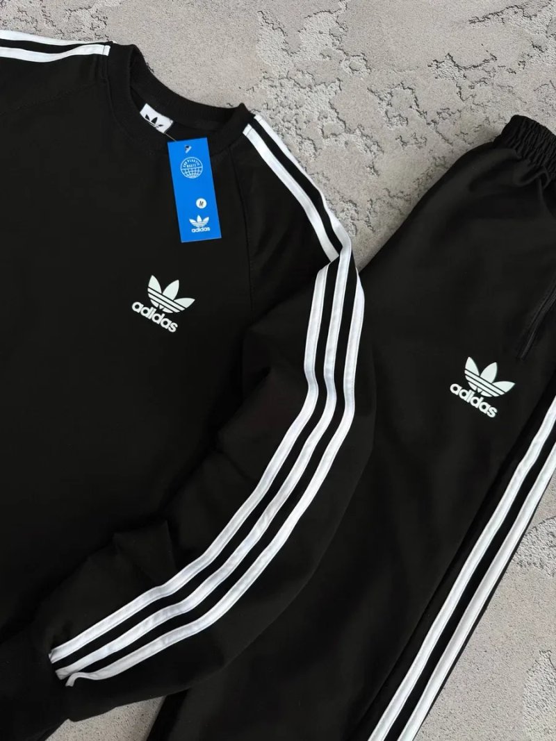 Чоловічий спортивний костюм адідас Adidas [xs-3xl] + шкарпетки в подарунок! — фото 2
