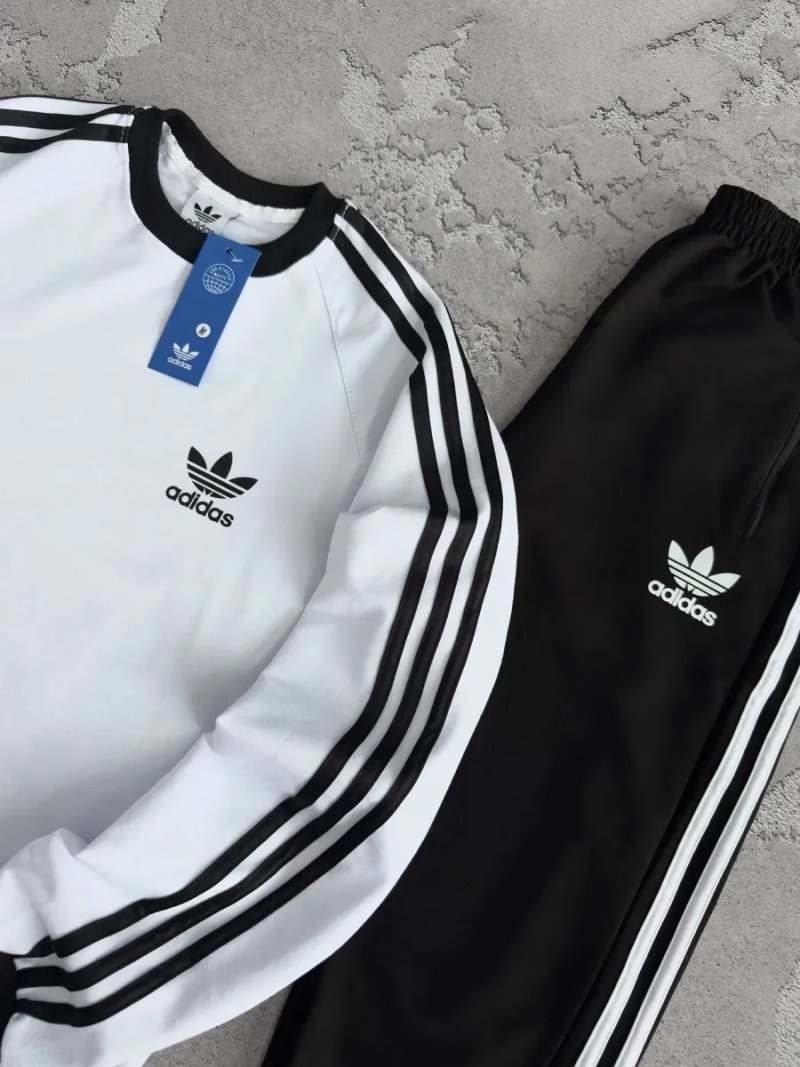 Чоловічий спортивний костюм адідас Adidas [xs-3xl] + шкарпетки в подарунок! — фото 4