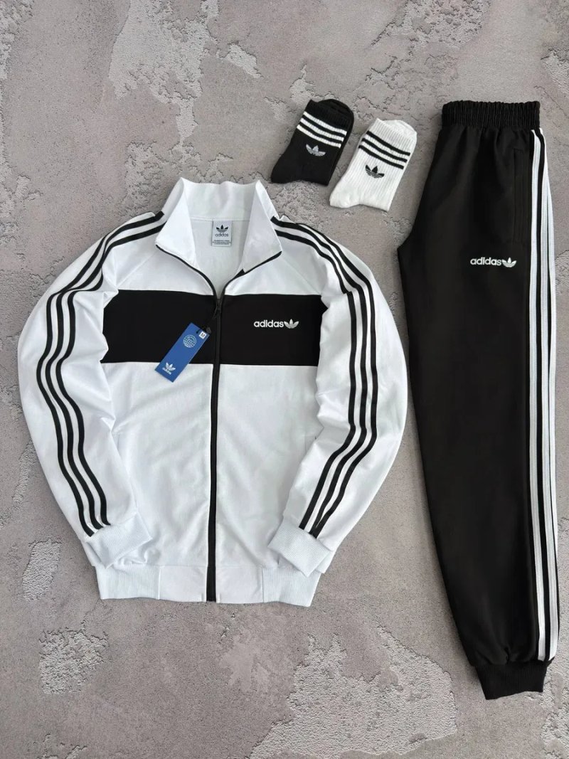 Чоловічий спортивний костюм адідас Adidas [XS,S,M,L,XL,XXL,XXXL] + шкарпетки в подарунок! — фото 2