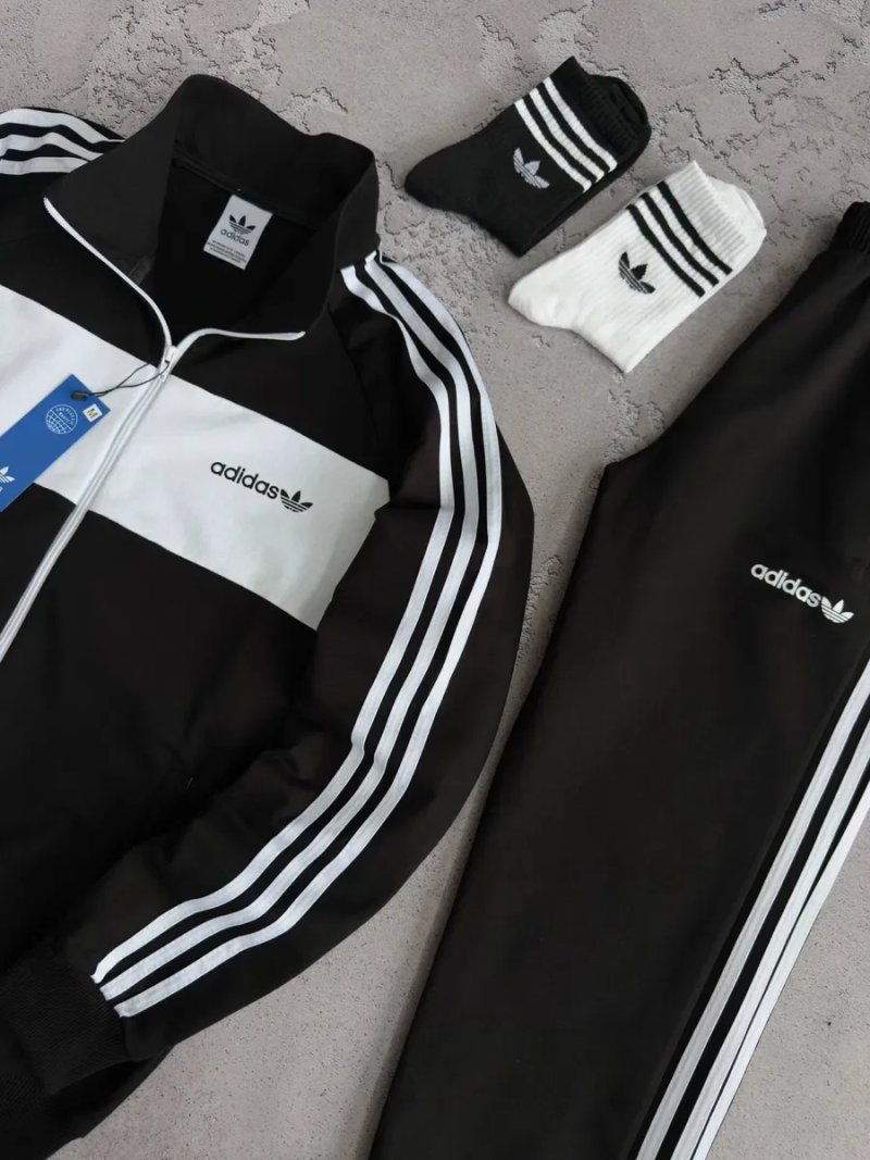 Чоловічий спортивний костюм адідас Adidas [XS,S,M,L,XL,XXL,XXXL] + шкарпетки в подарунок! — фото 7