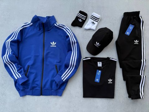 Чоловічий спортивний костюм адідас комплект [4в1] Adidas [XS,S,M,L,XL,XXL,XXXL] + шкарпетки в подарунок!