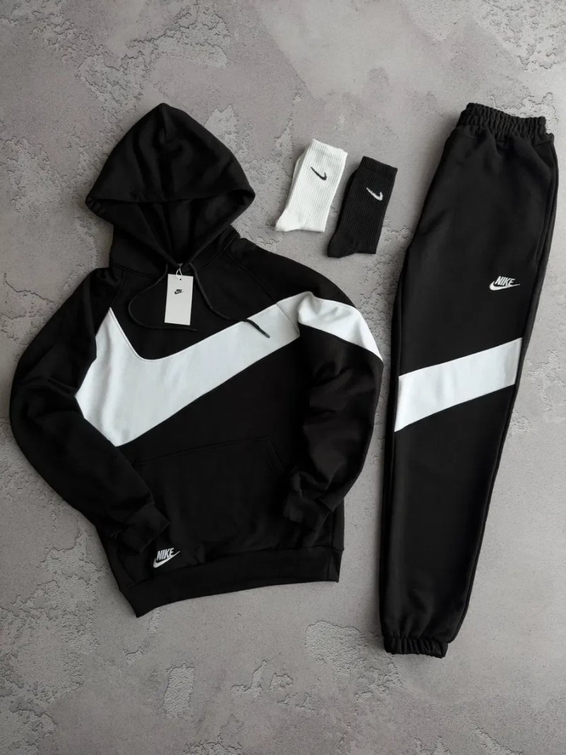 Чоловічий спортивний костюм найк оверсайз [S,M,L,XL,XXL] + шкарпетки в подарунок! — фото 2