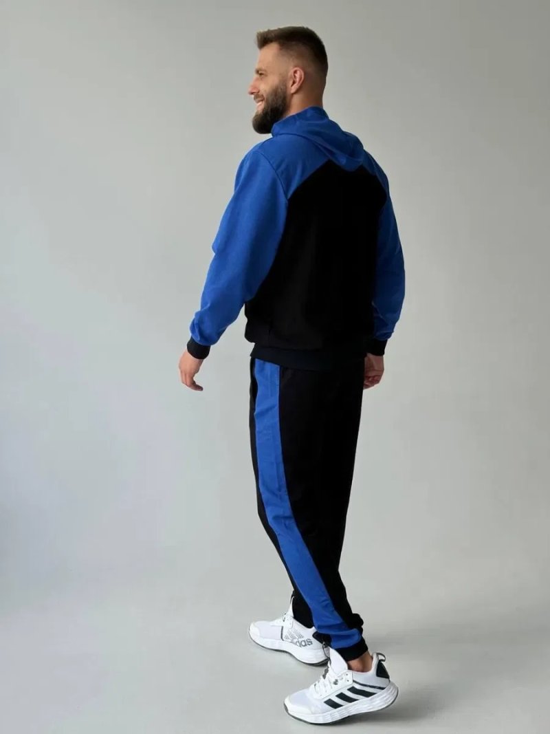 Чоловічий спортивний костюм Nike зі  вставками різні кольори 46-54 р. — фото 3