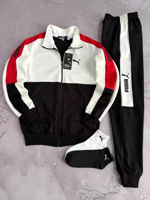 Чоловічий спортивний костюм пума Puma [S,M,L,XL,XXL] + шкарпетки в подарунок!